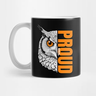 Majestic Proud Owl - Unique Wildlife Inspired Print Mug